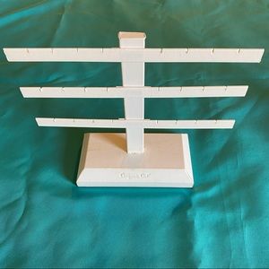 Two Origami Owl Earring Displays. White, Magnetic